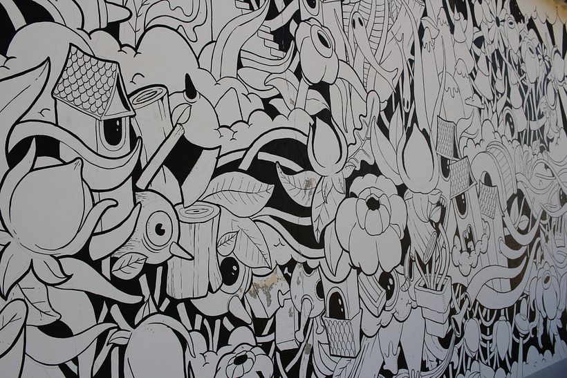 Mural en Navadijos. Sierra de Gredos. 5