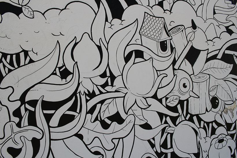 Mural en Navadijos. Sierra de Gredos. 7