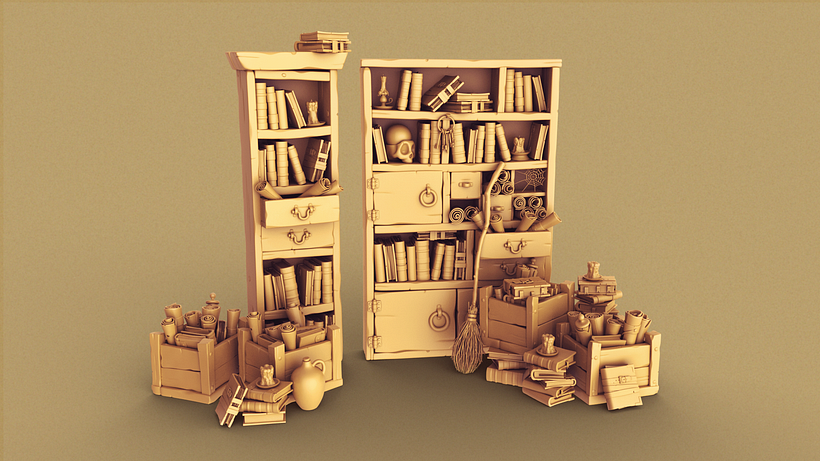 Assets/props usados para la creación del proyecto final