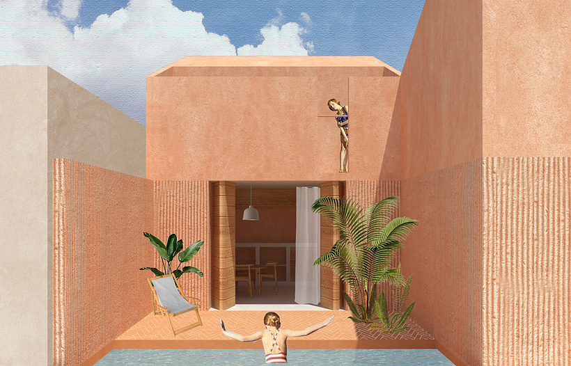 My project in Architectural Visualization Using Digital Collage course 0