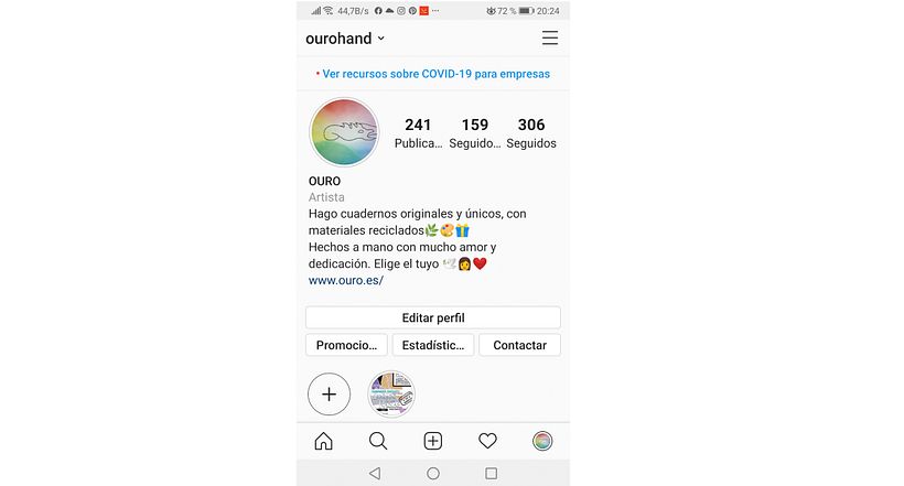 Mi perfil: @ourohand