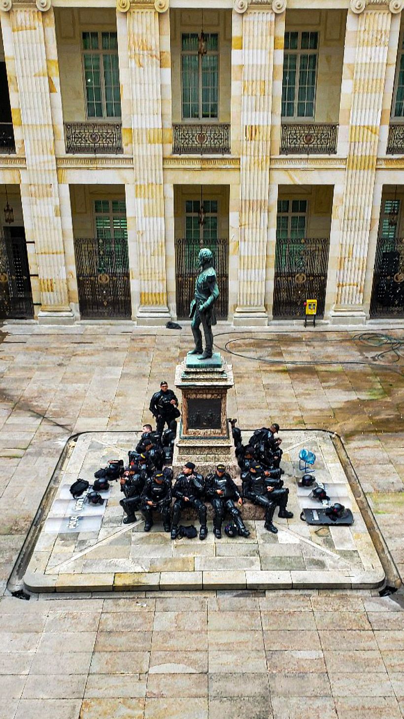 Grupo antimotines de la Policía Nacional- Bogotá, Colombia