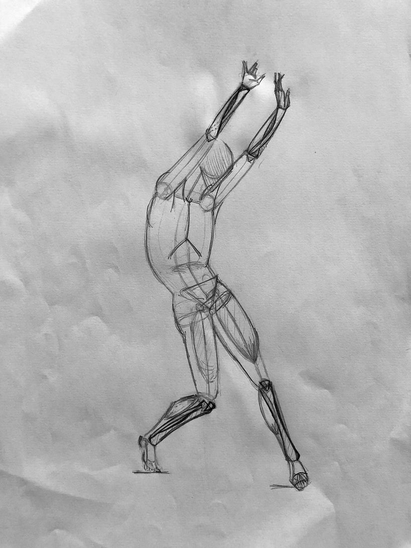 Mi Proyecto del curso: Dibujo anatómico para principiantes - Dibujo anatómico
