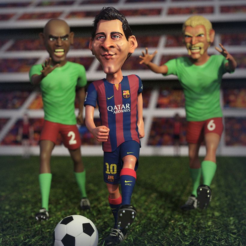 Messi Caricatura -1