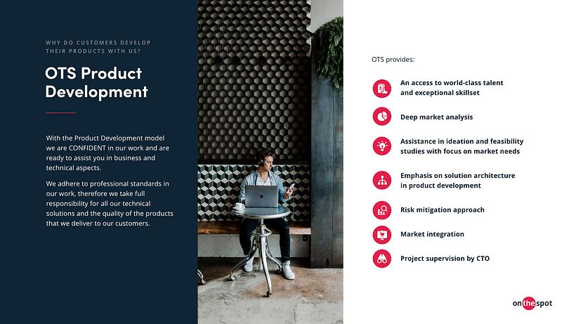 Sales deck for On the Spot Development 4