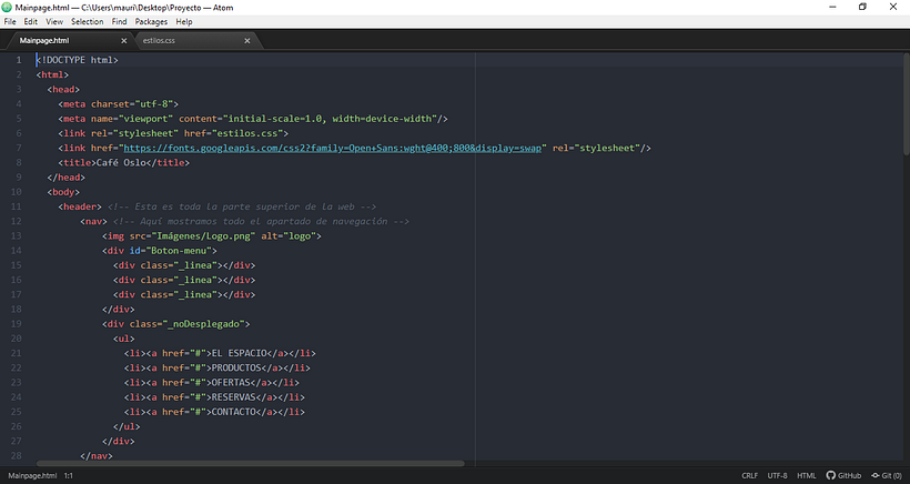 Mi Proyecto del curso: Introducción al Desarrollo Web Responsive con HTML y CSS -1
