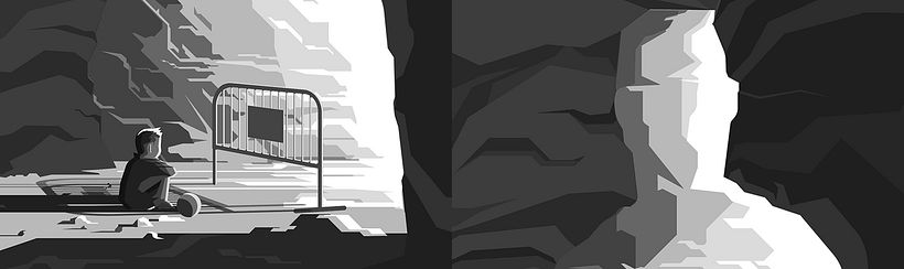 Forgotten Childhood. Editorial illustration 3