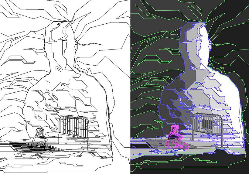 Forgotten Childhood. Editorial illustration 2