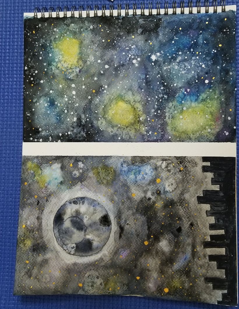 Was surprised to see how much water this technique actually needed! Just be sure your paper is strong enough. Enjoyed it!