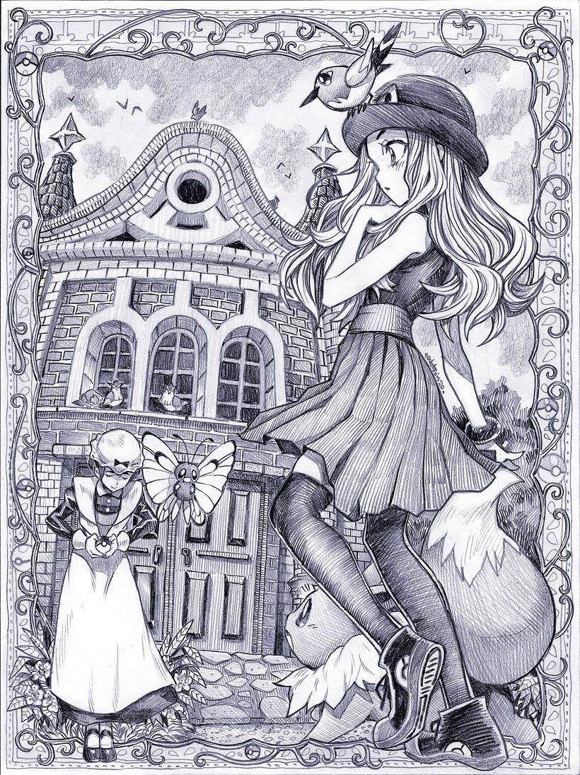 Pokemon Girls Sketch Show 1 8