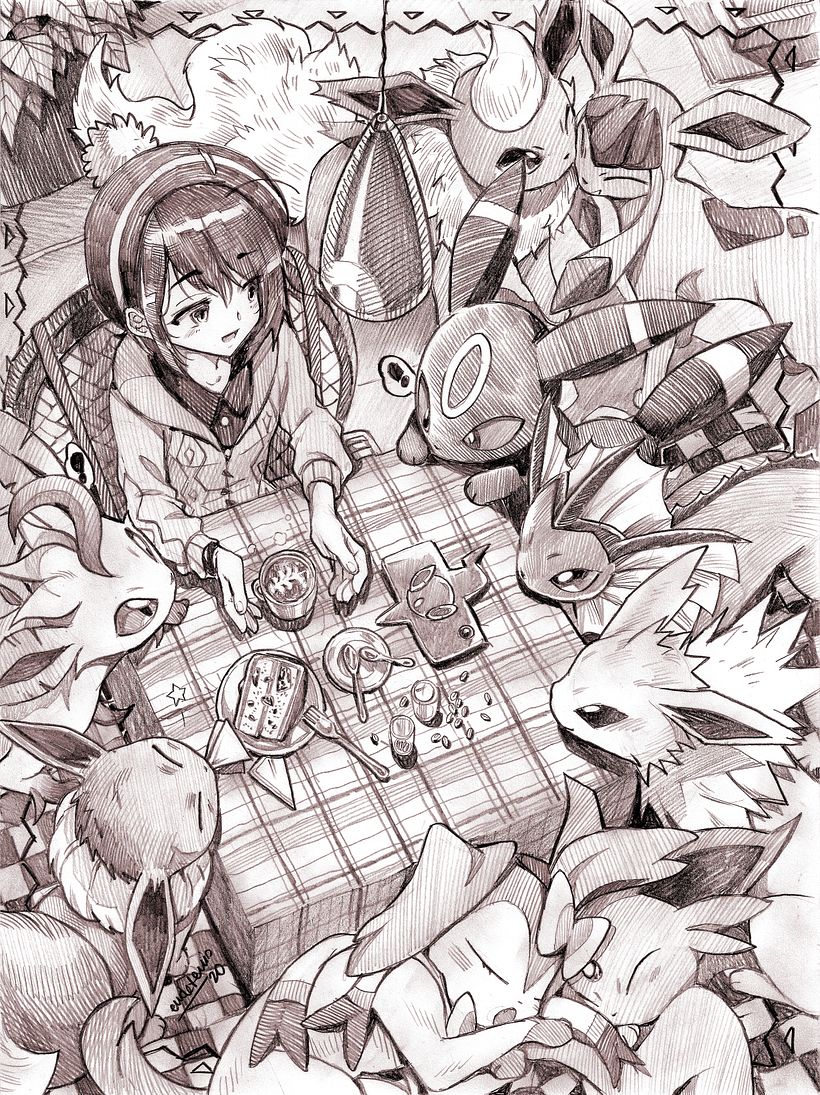 Pokemon Girls Sketch Show 1 10