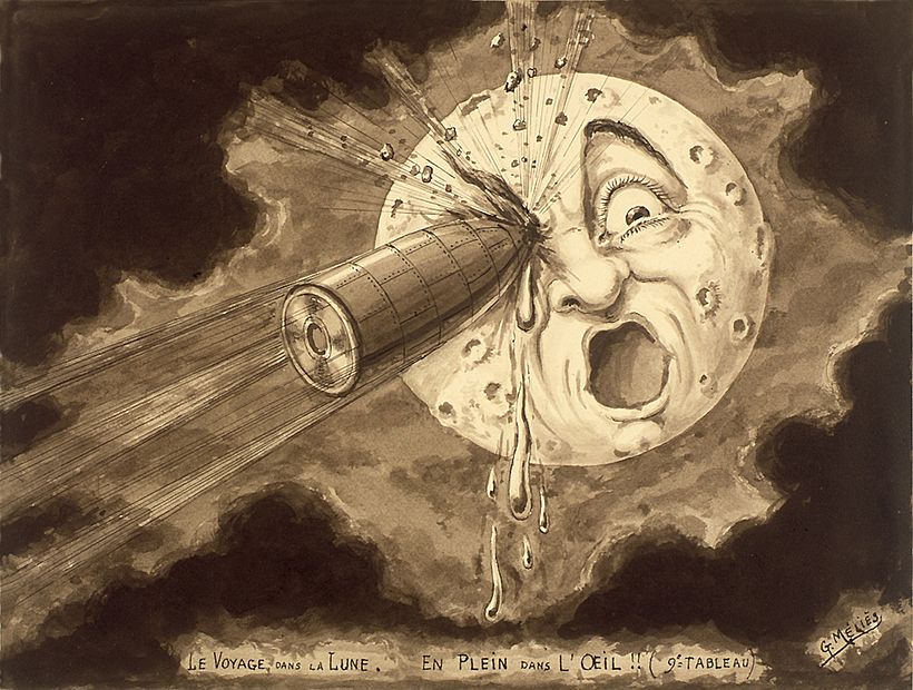 Le Voyage dans la Lune concept art, Georges Melies