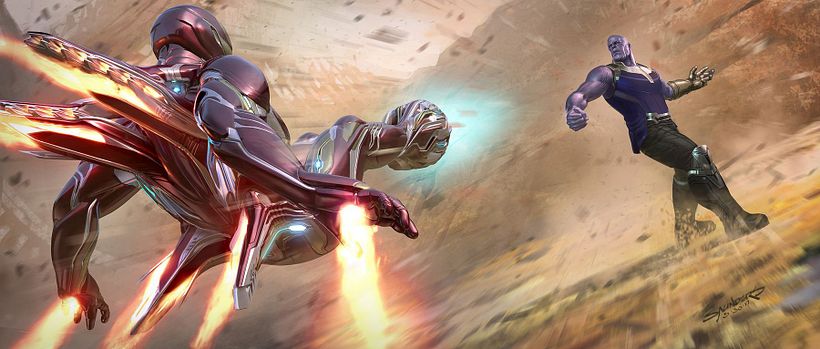 Avengers: Infinity War concept art, Phil Saunders