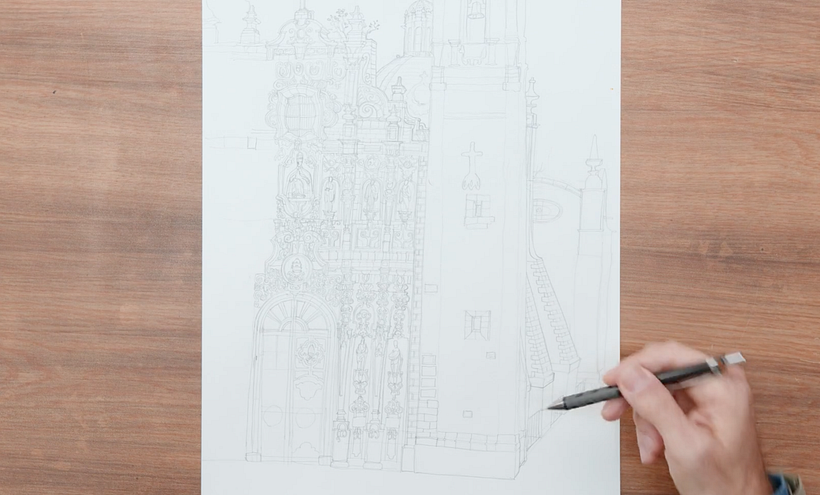 Illustrating a building