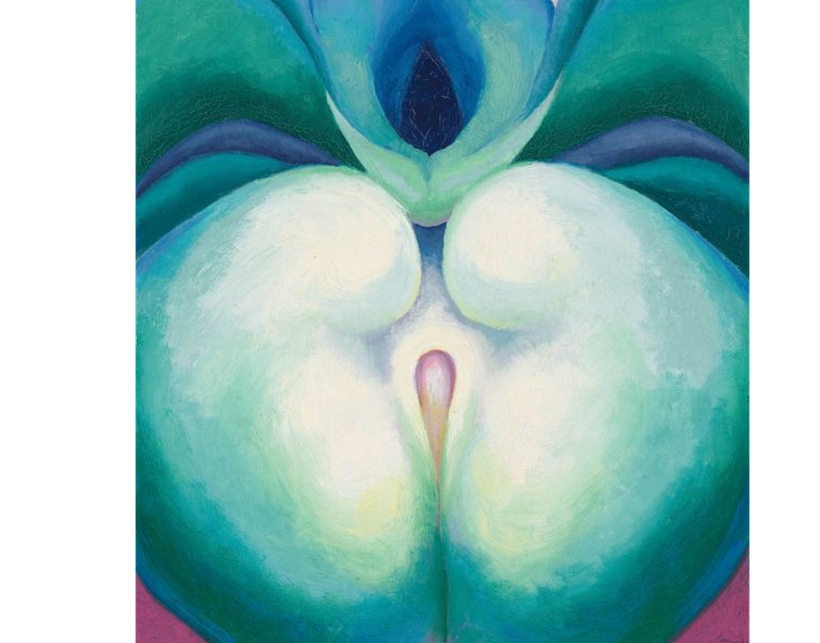 Series I White & Blue Flower Shapes, Georgia O'Keeffe (1919). Georgia O’Keeffe Museum