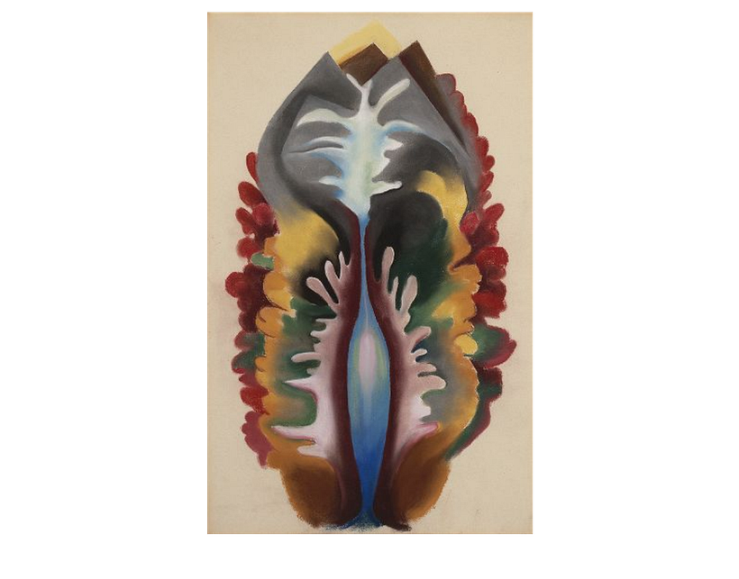 Abstraction, Seaweed and Water - Maine, Georgia O'Keeffe (1920). Georgia O’Keeffe Museum