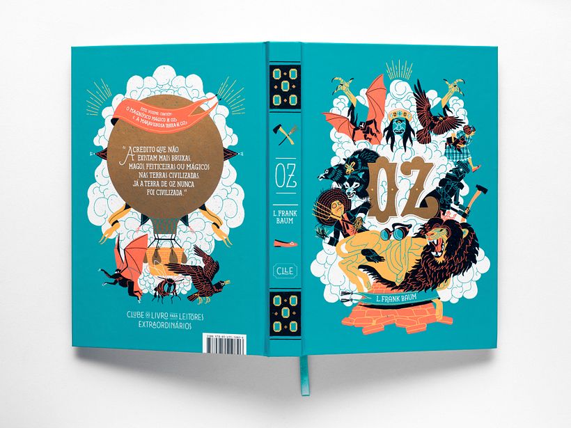 Clube do Livro para Leitores Extraordinários - Traditionelle Illustration