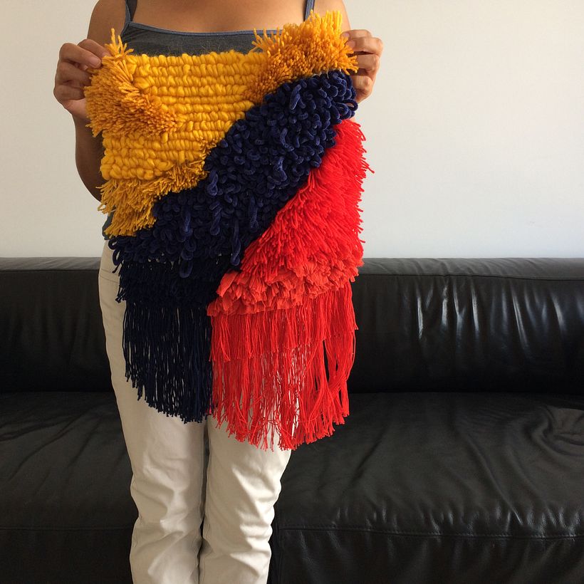 Mi Proyecto del curso: Introducción al latch hooking y locker hooking 2