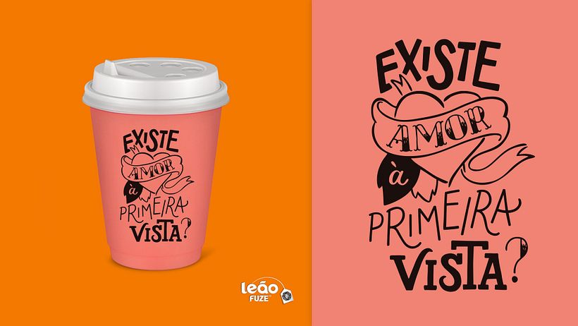  Letterings para campanha de Leão Fuze 1