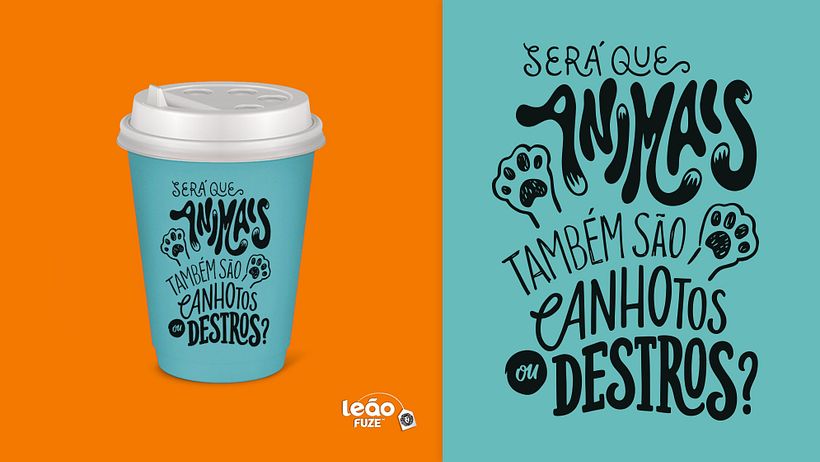  Letterings para campanha de Leão Fuze 3
