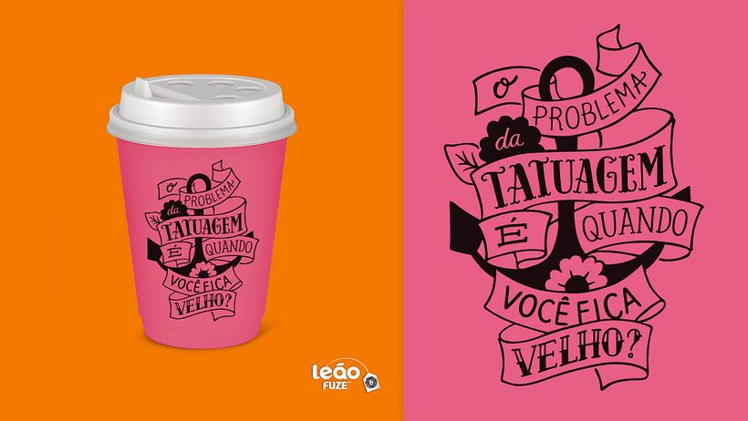  Letterings para campanha de Leão Fuze 6
