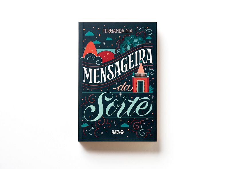 Capa para livro Mensageira da Sorte - Traditional illustration