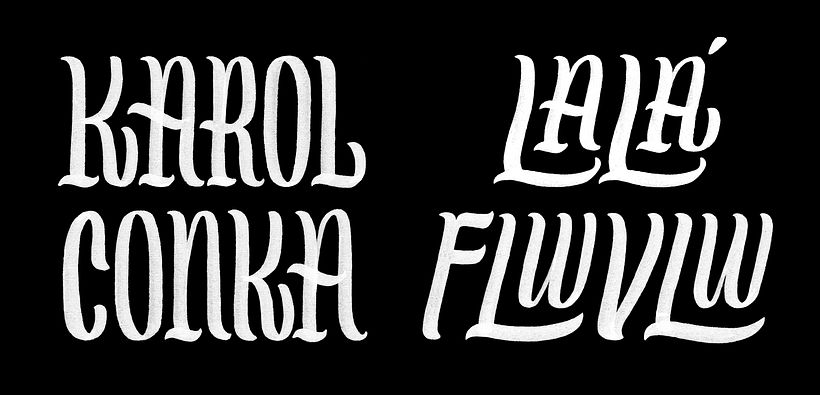 Letterings para clipe Karol Conká 3