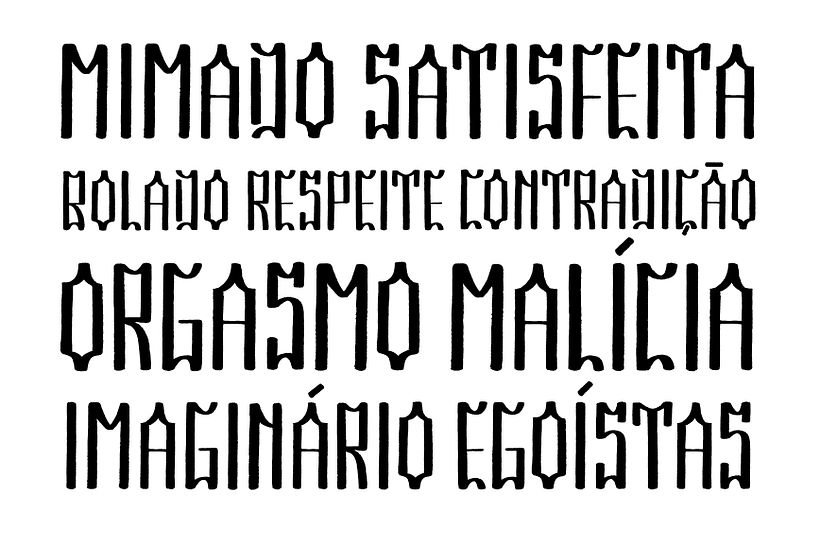 Letterings para clipe Karol Conká 1