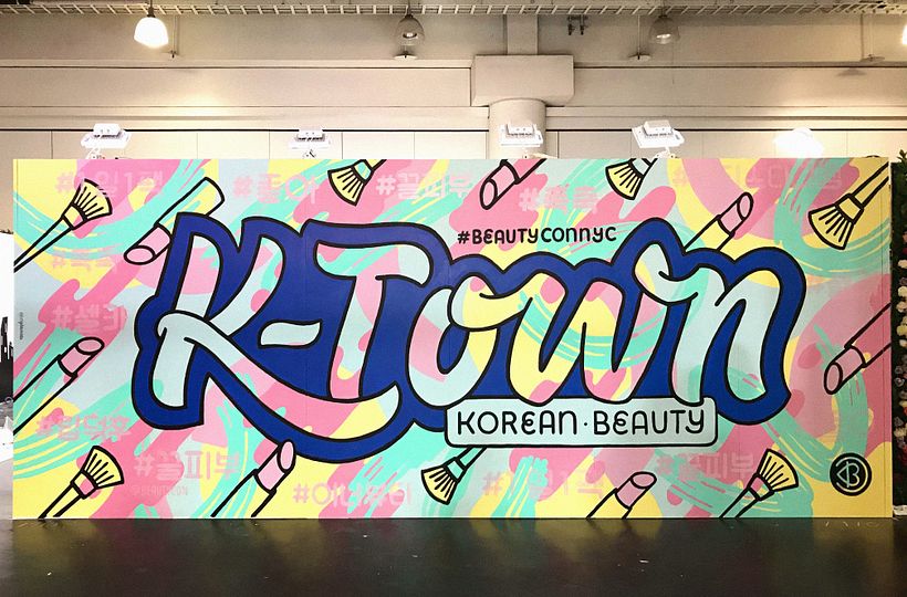 Murais pintados para a Beautycon em NYC 5