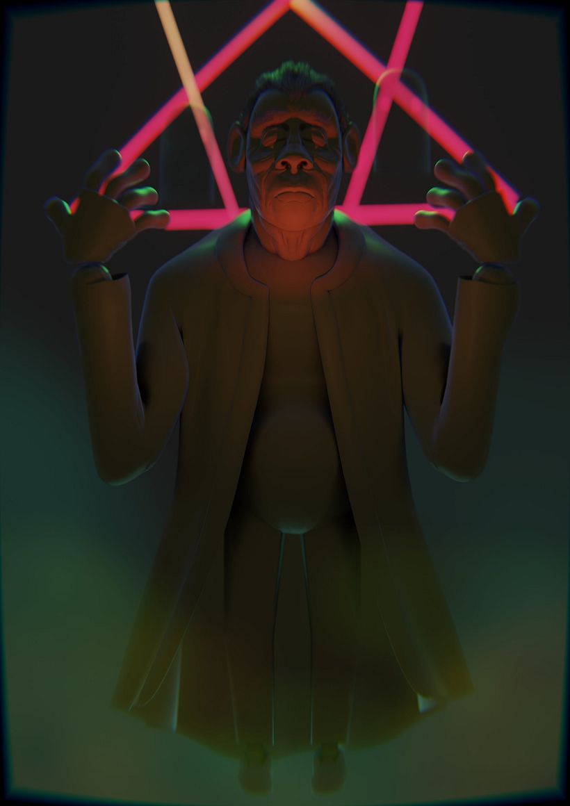 Render Ortografico Frontal