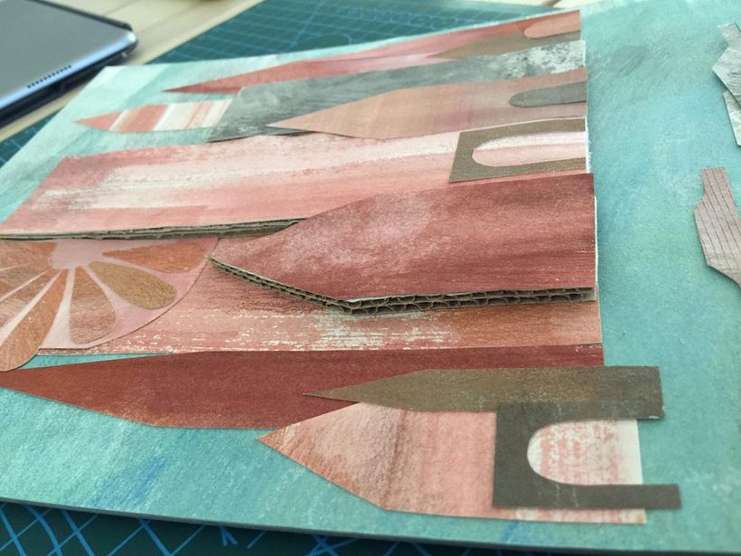 Experimenting with depth and texture...