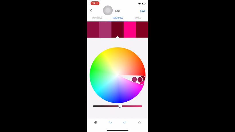 En el menú Edit, puedes seguir trabajando tu paleta de colores