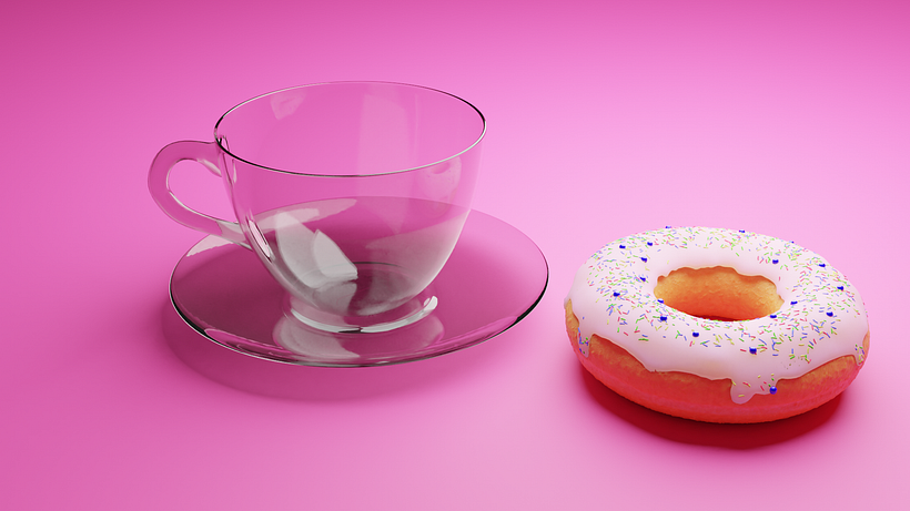 Rosca mas taza vacía 