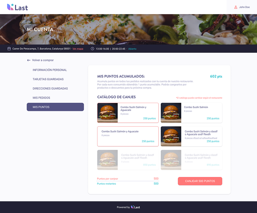 LastSHOP - Tienda e-commerce - Design