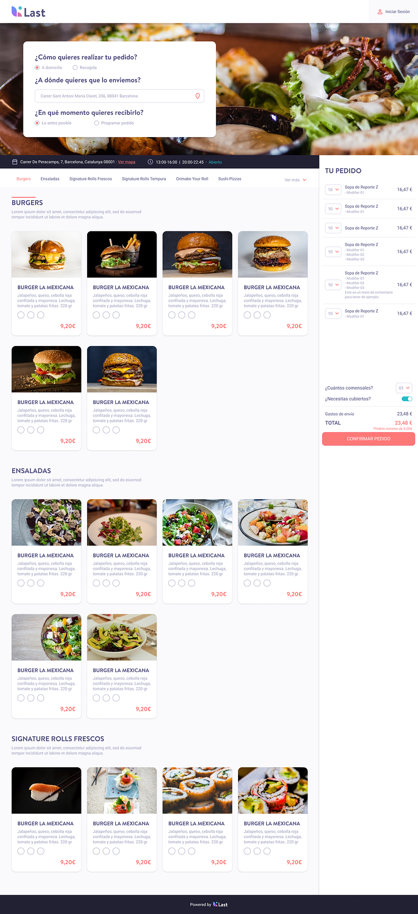 LastSHOP - Tienda e-commerce - Design