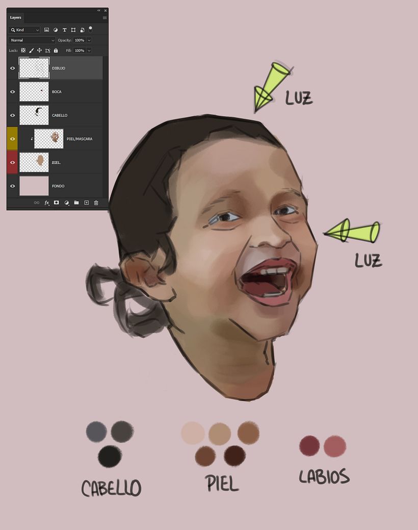 ROSIE / Tutorial de pintura digital. 13
