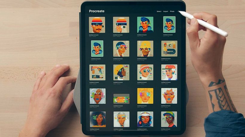 Tutorial Procreate: acciones básicas para trabajar con el iPad 3