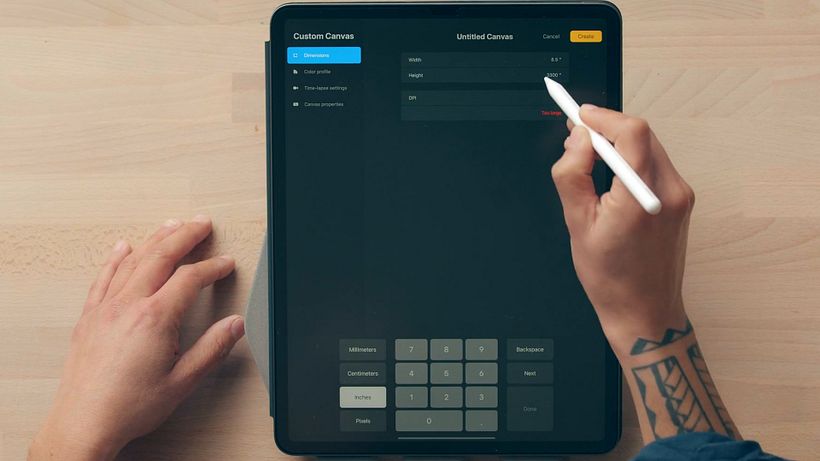 Tutorial Procreate: acciones básicas para trabajar con el iPad 5