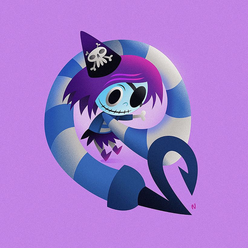 Scarygirl limited edition print for NYCC Virtual Con