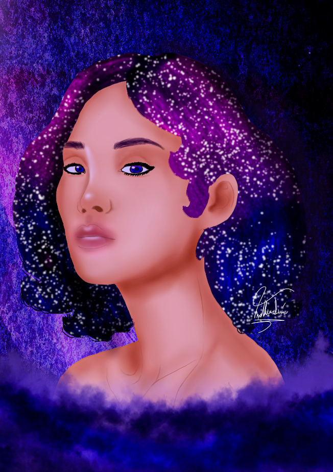 Meu projeto do curso: Retrato digital no Photoshop com um toque de fantasia -1