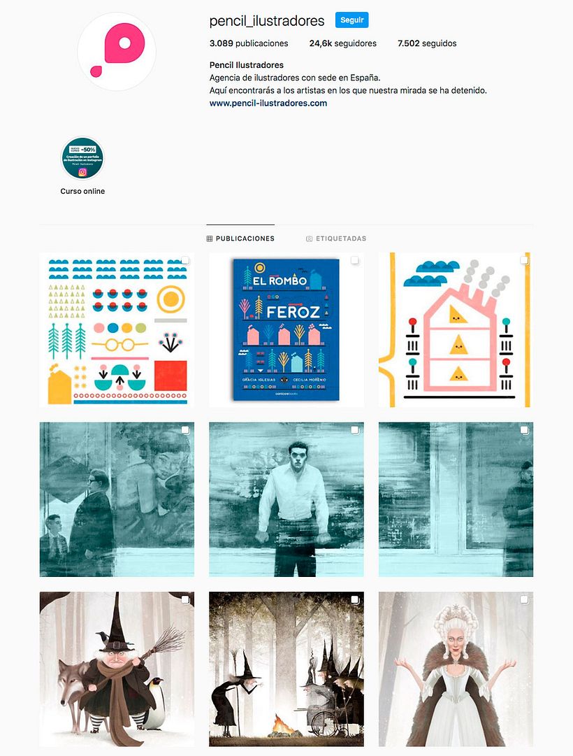 Instanews do site do ilustrador Gianluca Folì