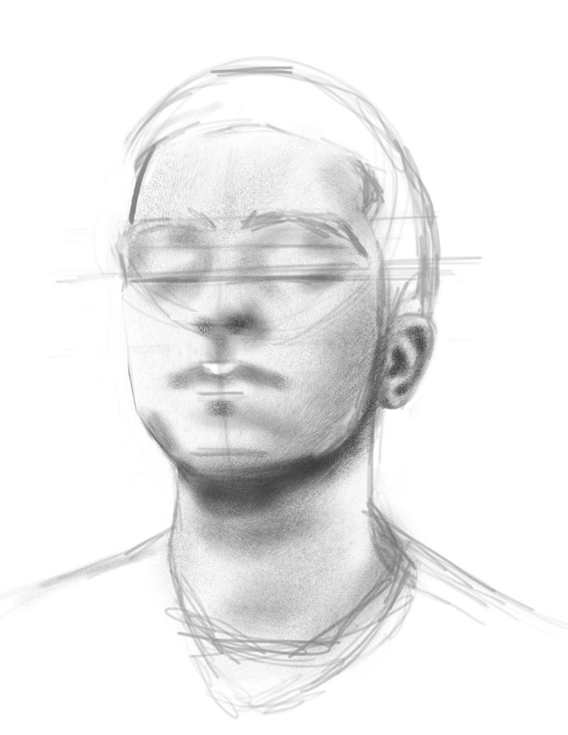 Mi Proyecto del curso: Retrato creativo ilustrado con Procreate - Ilustración tradicional