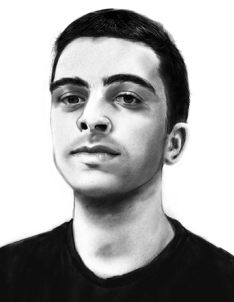 Mi Proyecto del curso: Retrato creativo ilustrado con Procreate - Ilustración tradicional