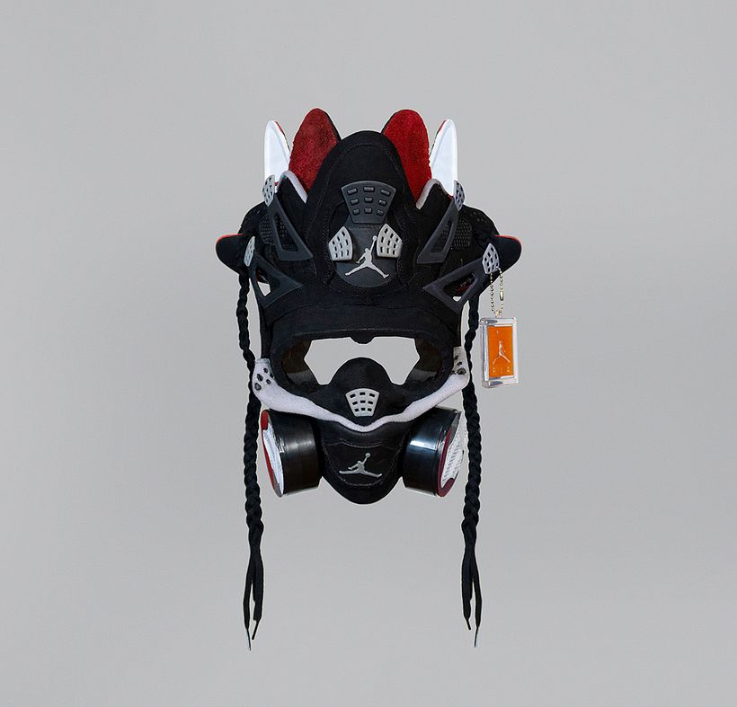 AJ Retro 4 BRED Mask 2