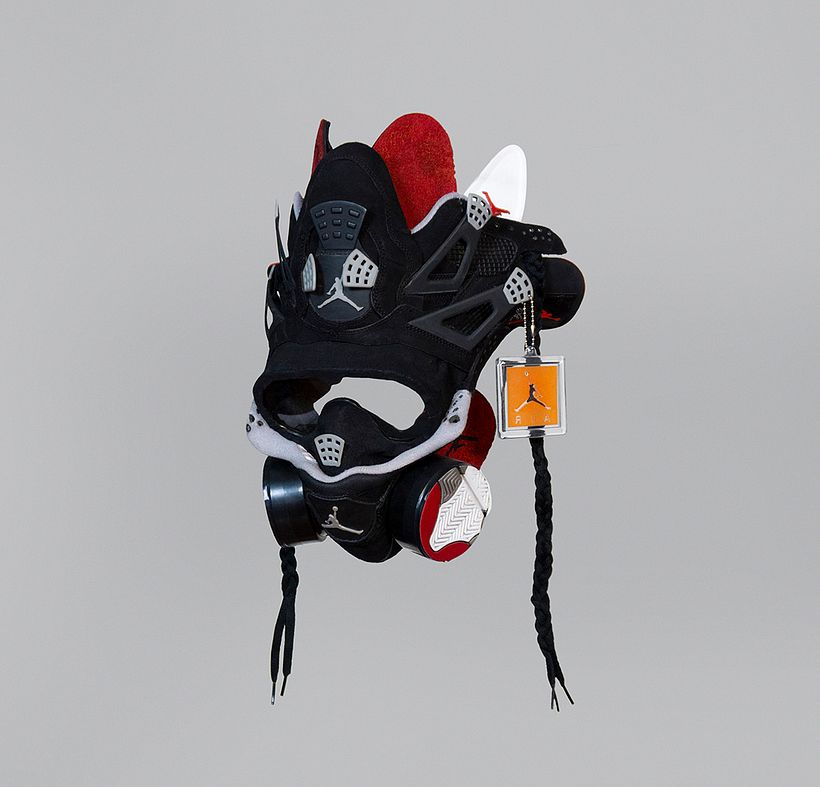 AJ Retro 4 BRED Mask 3