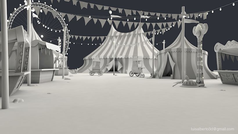 Circus Background para comercial -1