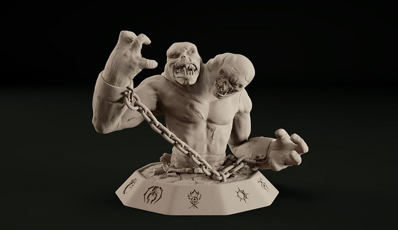 Golem para impresión 3D 0