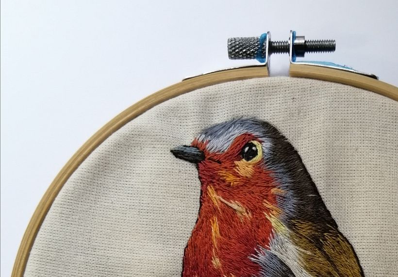 Mi Proyecto del curso: Pintar con hilo: técnicas de ilustración textil -1