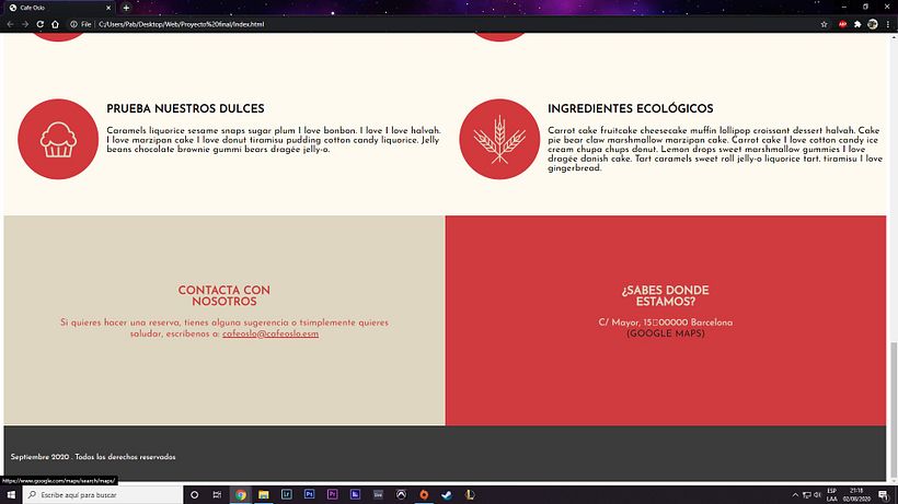 Mi Proyecto del curso: Introducción al Desarrollo Web Responsive con HTML y CSS 3