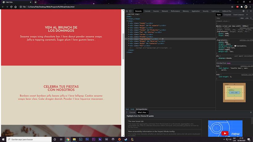 Mi Proyecto del curso: Introducción al Desarrollo Web Responsive con HTML y CSS 6